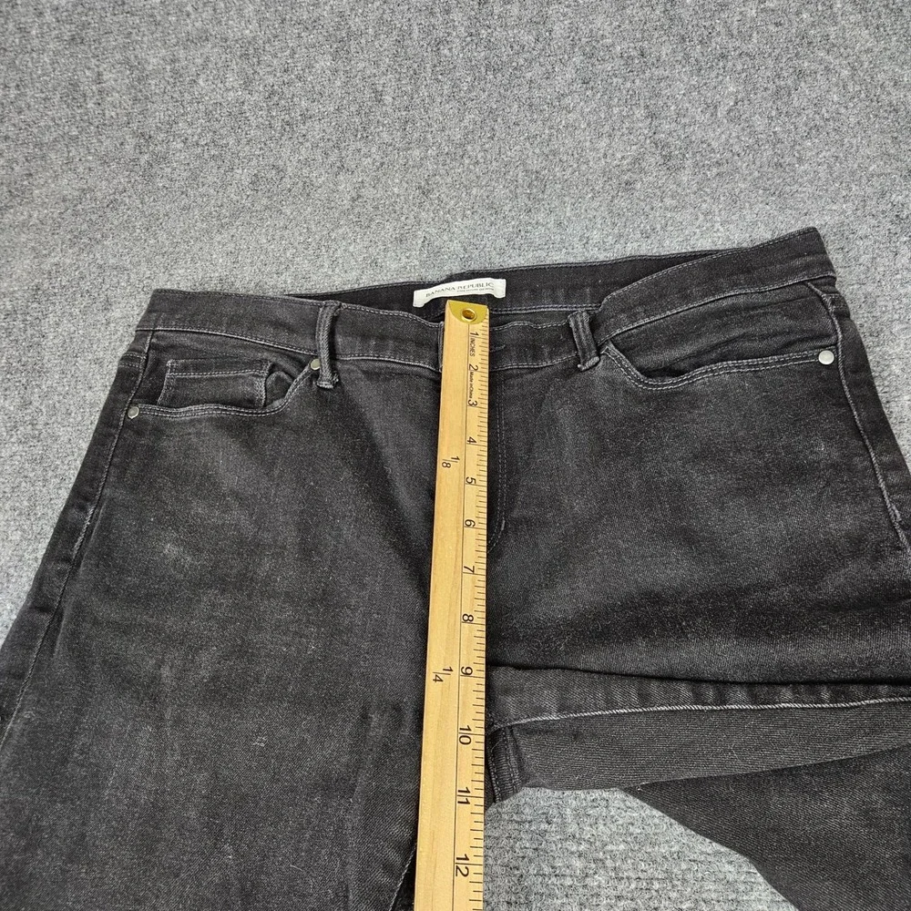 Banana Republic Premium Denim Skinny Jeans Mens Black Stretch RN 54023